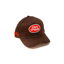 Load image into Gallery viewer, MC "Give Em Hell" Hat - Brown/Red

