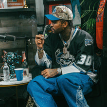 Load image into Gallery viewer, MC "Give Em Hell" Hat - Camo/Blue
